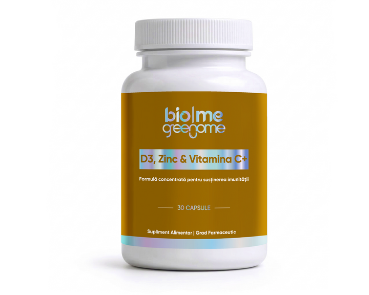 D3, Zinc & Vitamina C+, 30 capsule