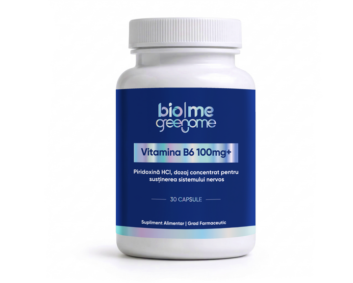 Vitamina B6 (HCl Piridoxina) 100mg+, 30 capsule