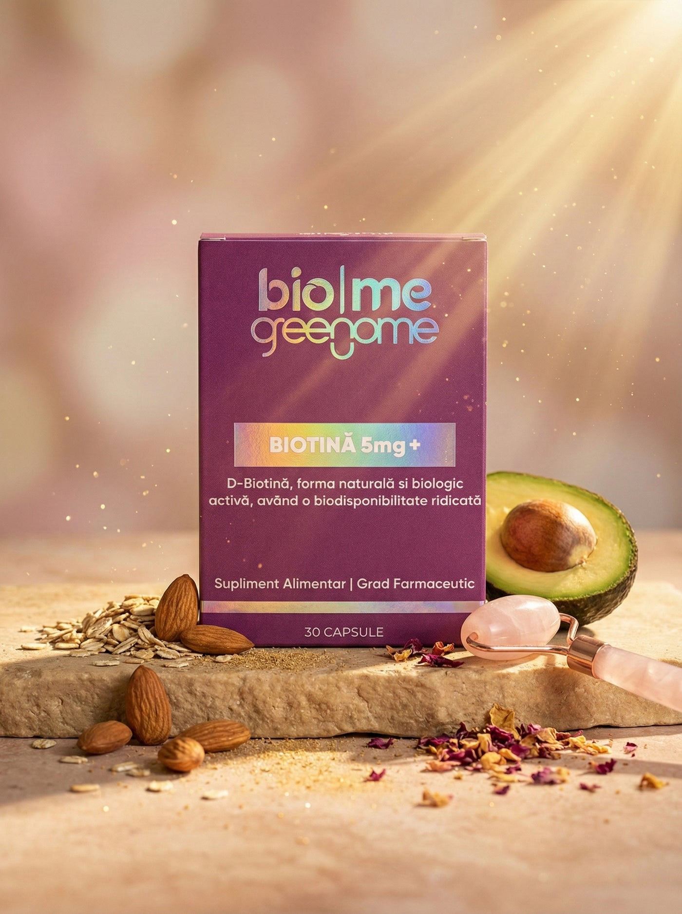 Biotina (D-Biotina) 5mg+, 30 capsule