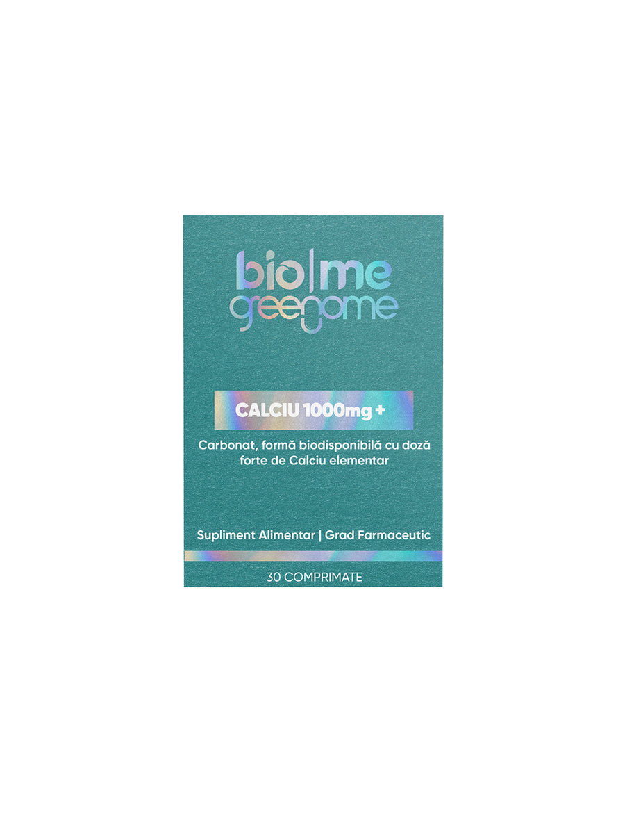 Calciu 1000mg+, 30 comprimate