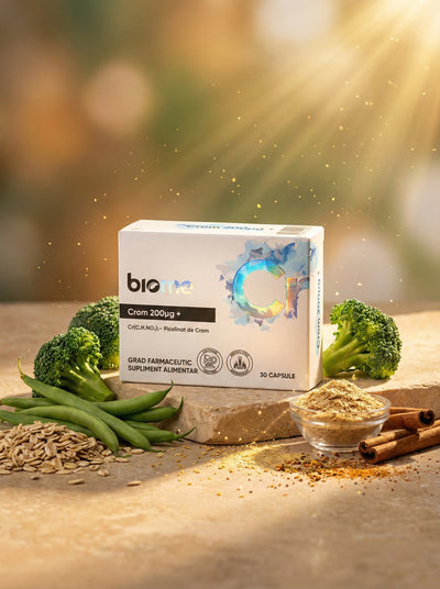 Crom (picolinat) 200μg+, 30 capsule