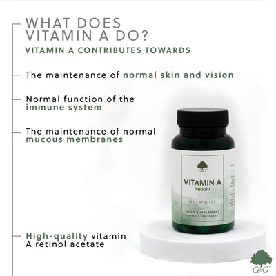 Vitamina A (retinol) 5000UI - 120 capsule