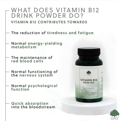 Vitamina B12 (metilcobalamină) Sublinguală - 50g pulbere