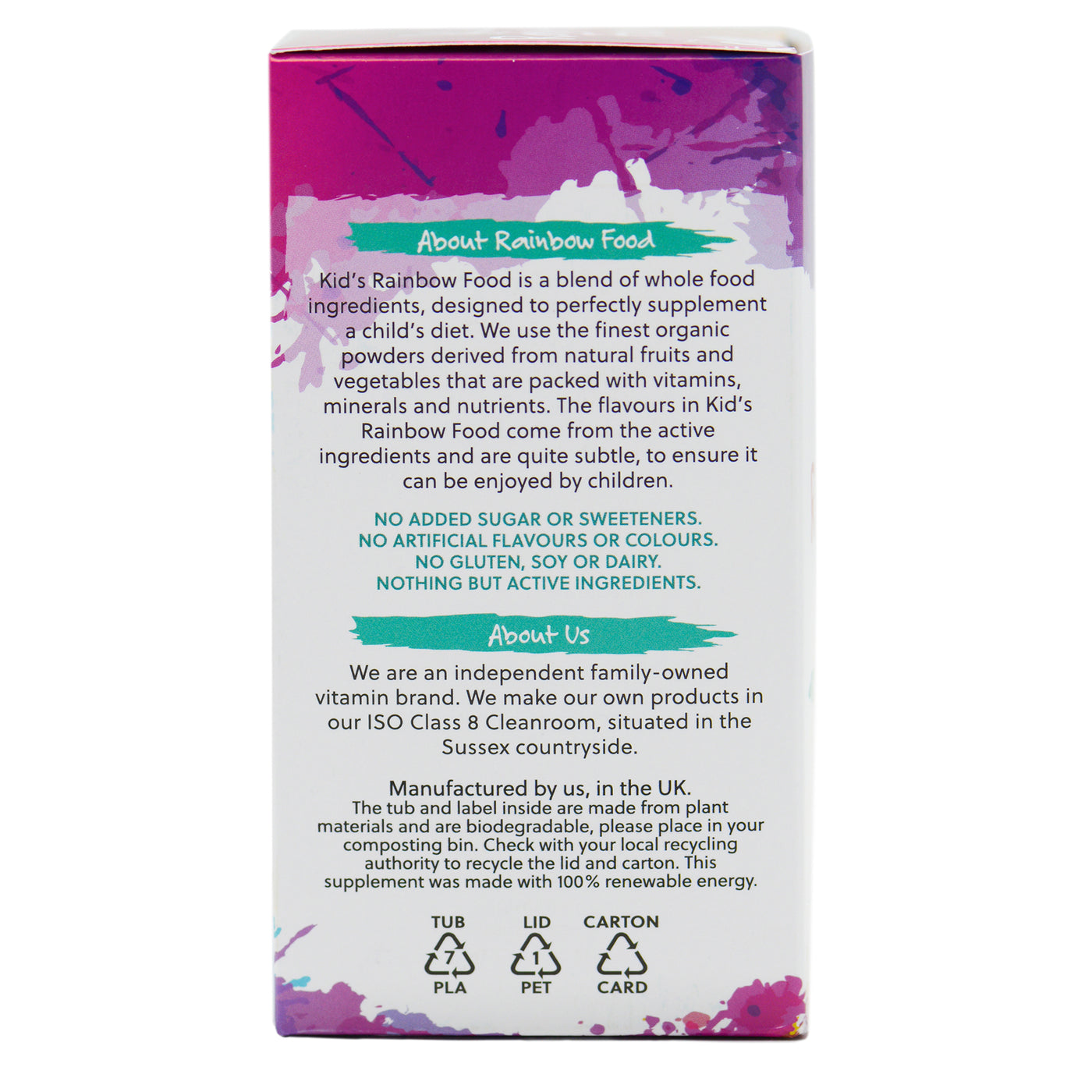 Kid's Rainbow Food - 100g pulbere