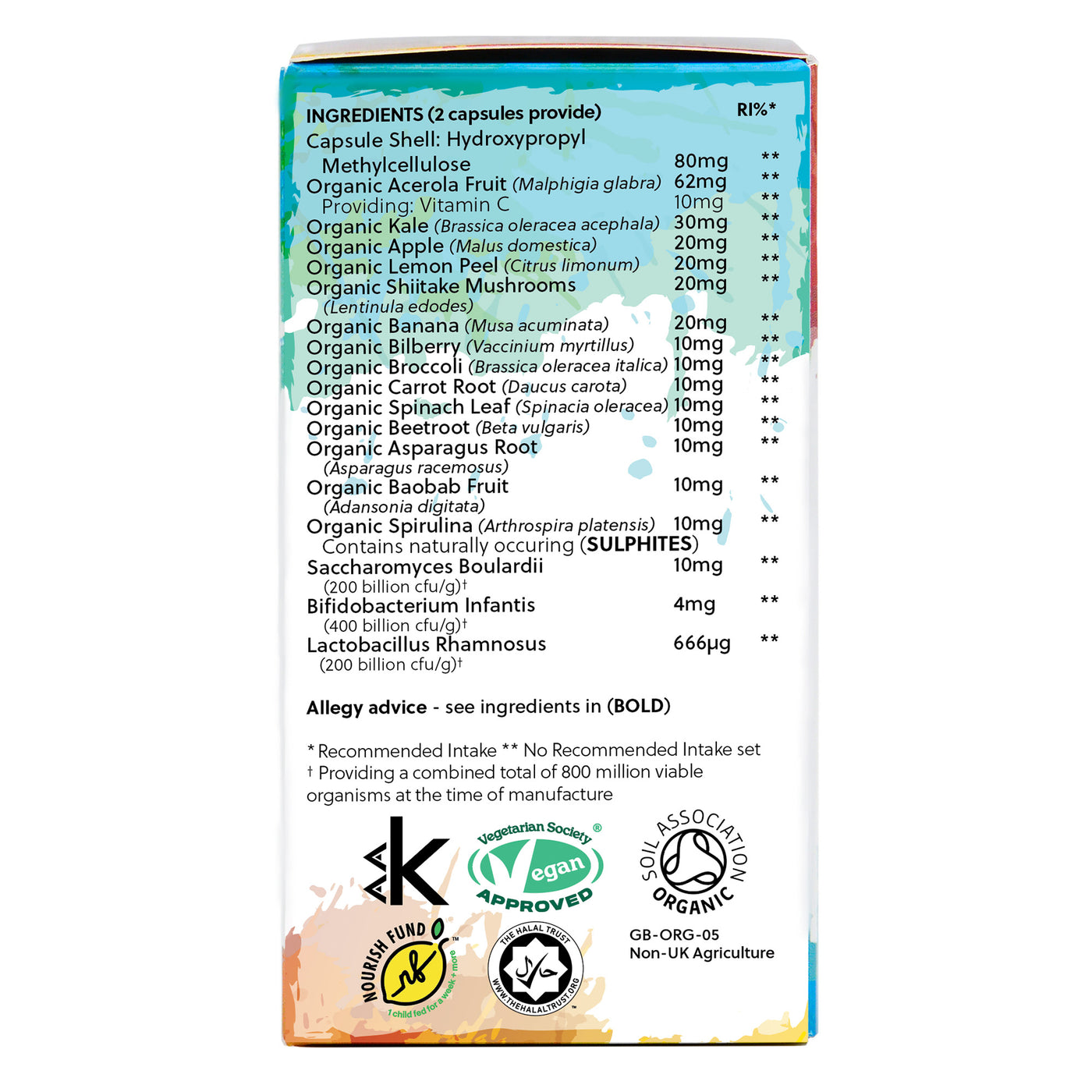 Kid's Rainbow Food - 120 capsule