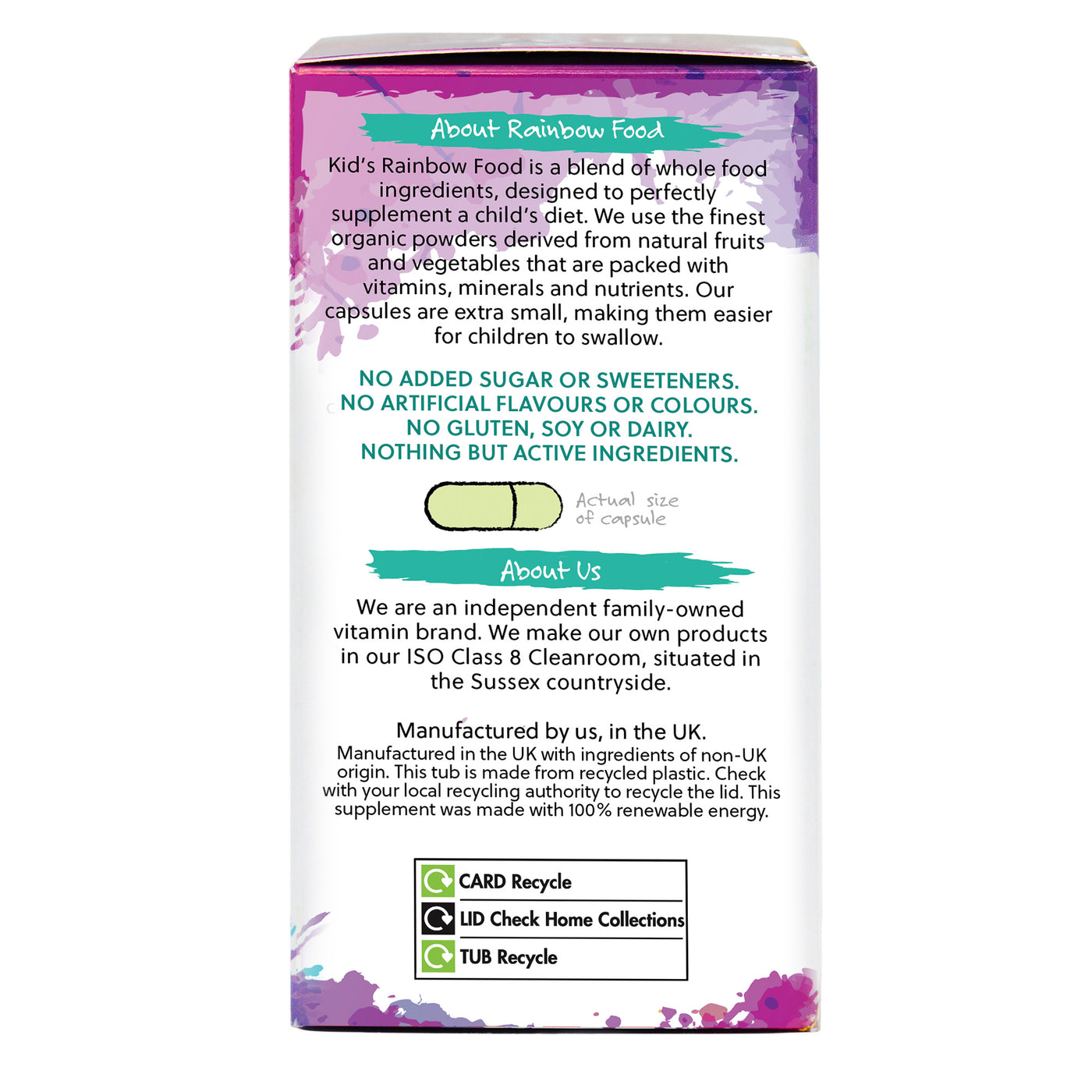 Kid's Rainbow Food - 120 capsule