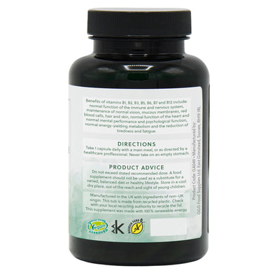 Complex Vitamina B (cu Nicotinamidă) 50mg - 120 capsule