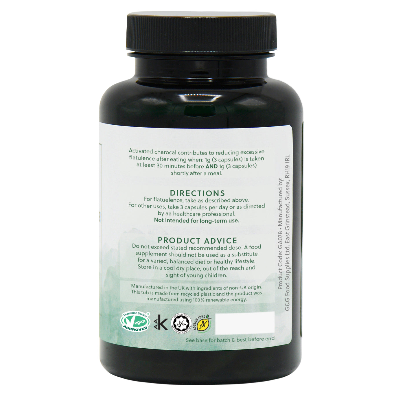 Cărbune Activat 450mg - 90 capsule