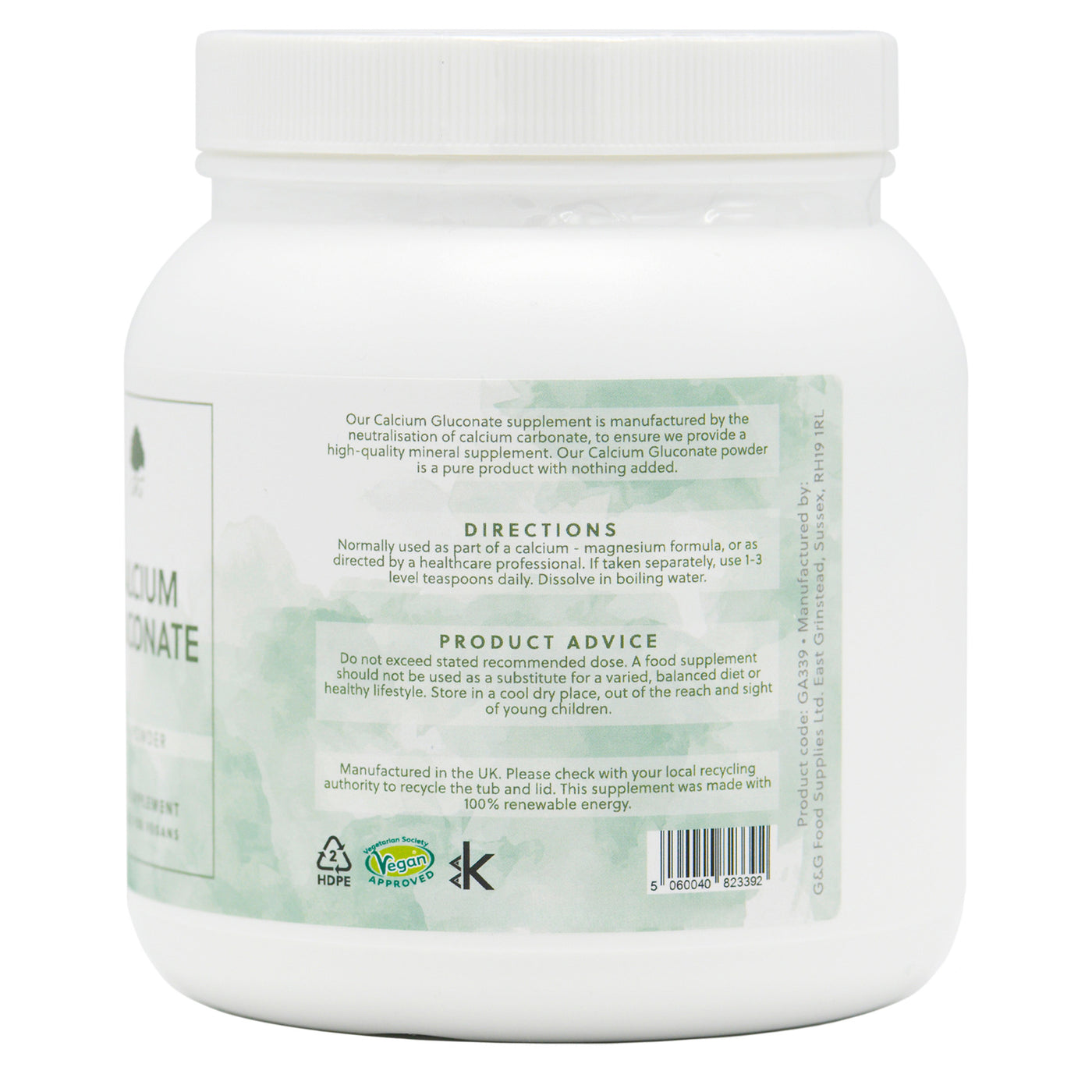 Calciu (gluconat) - 350g pulbere