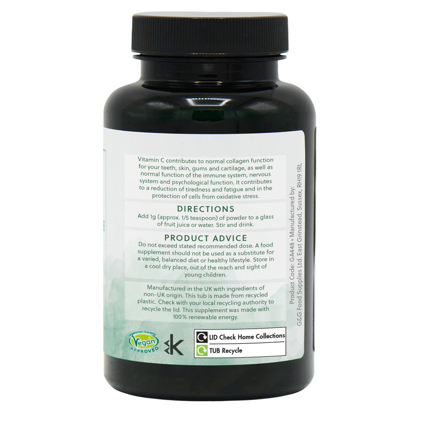 Vitamina C (Acid Ascorbic) Pură - 150g pulbere