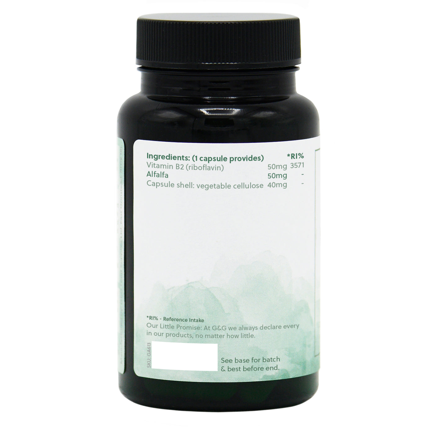 Vitamina B2 (Riboflavină) 50mg - 120 capsule