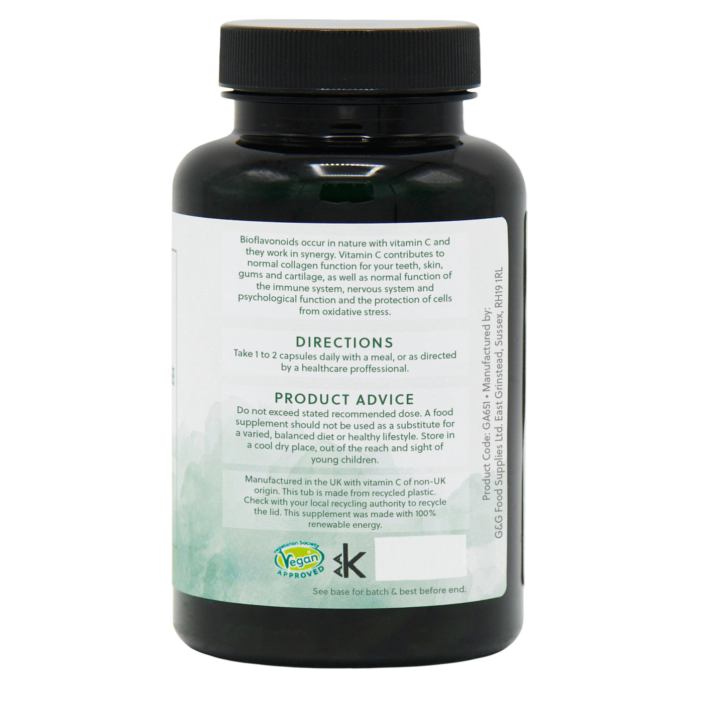 Vitamina C 750mg & Bioflavonoide 150mg - 120 capsule