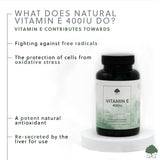 Vitamina E Naturală 400UI - 120 capsule