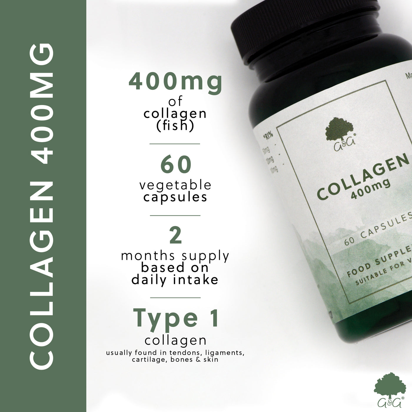 Colagen 400mg - 60 capsule
