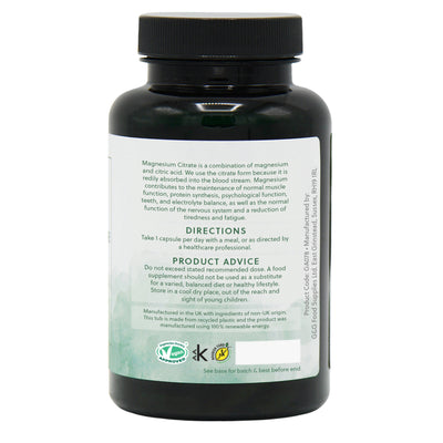 Magneziu (Citrat) 125mg - 90 capsule