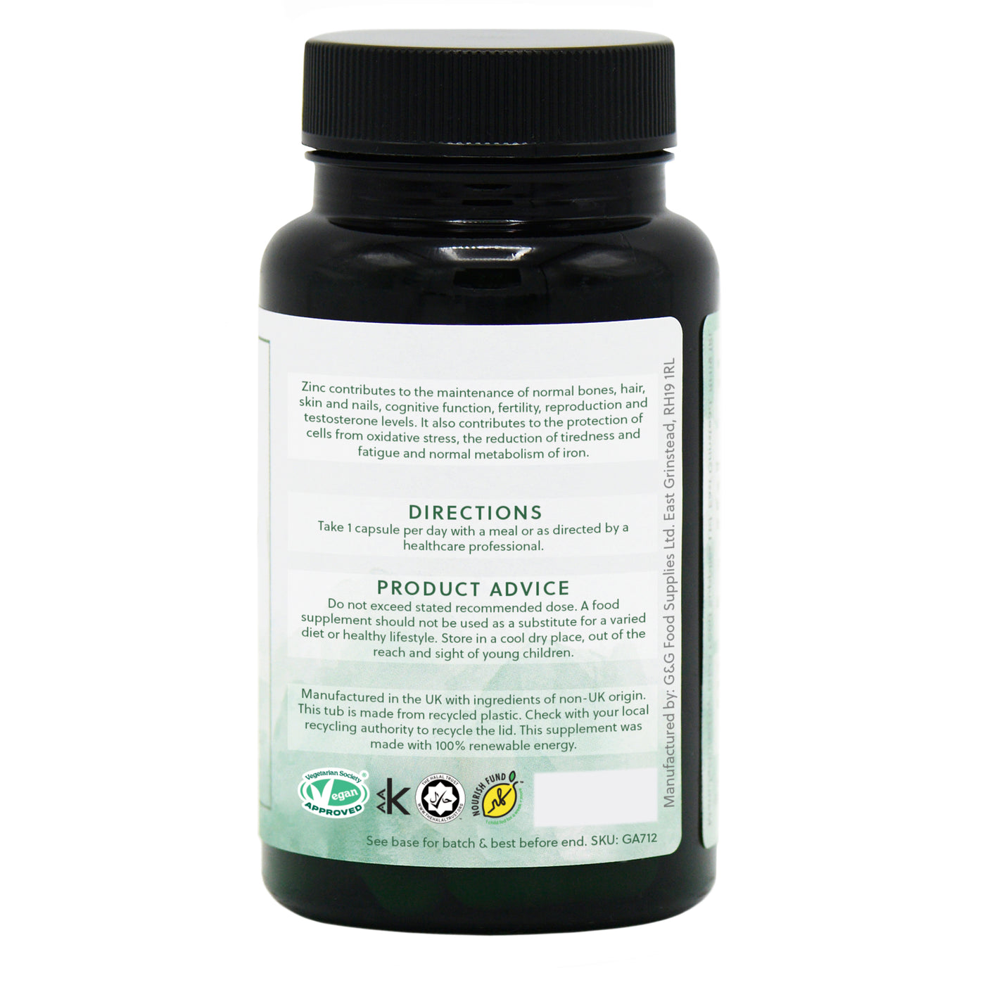 Zinc (citrat) 15mg - 120 capsule