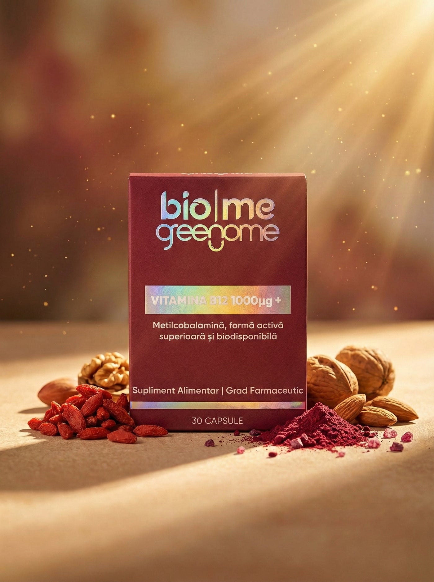 Vitamina B12 (metilcobalamina) 1000mcg+, 30 capsule