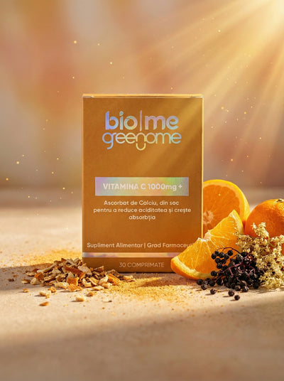 Vitamina C (Ascorbat de Calciu) 1000mg+, 30 comprimate