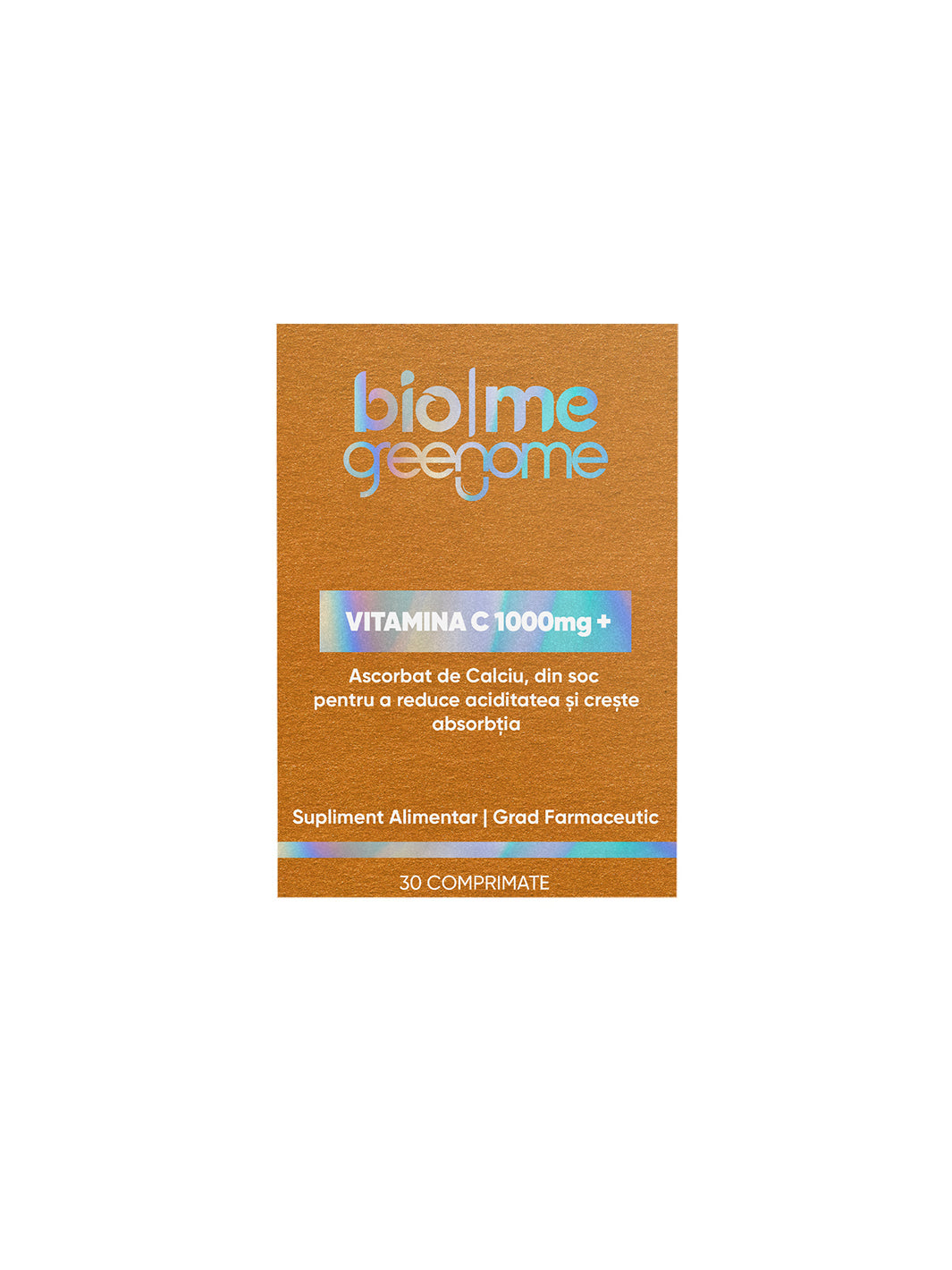 Vitamina C (Ascorbat de Calciu) 1000mg+, 30 comprimate