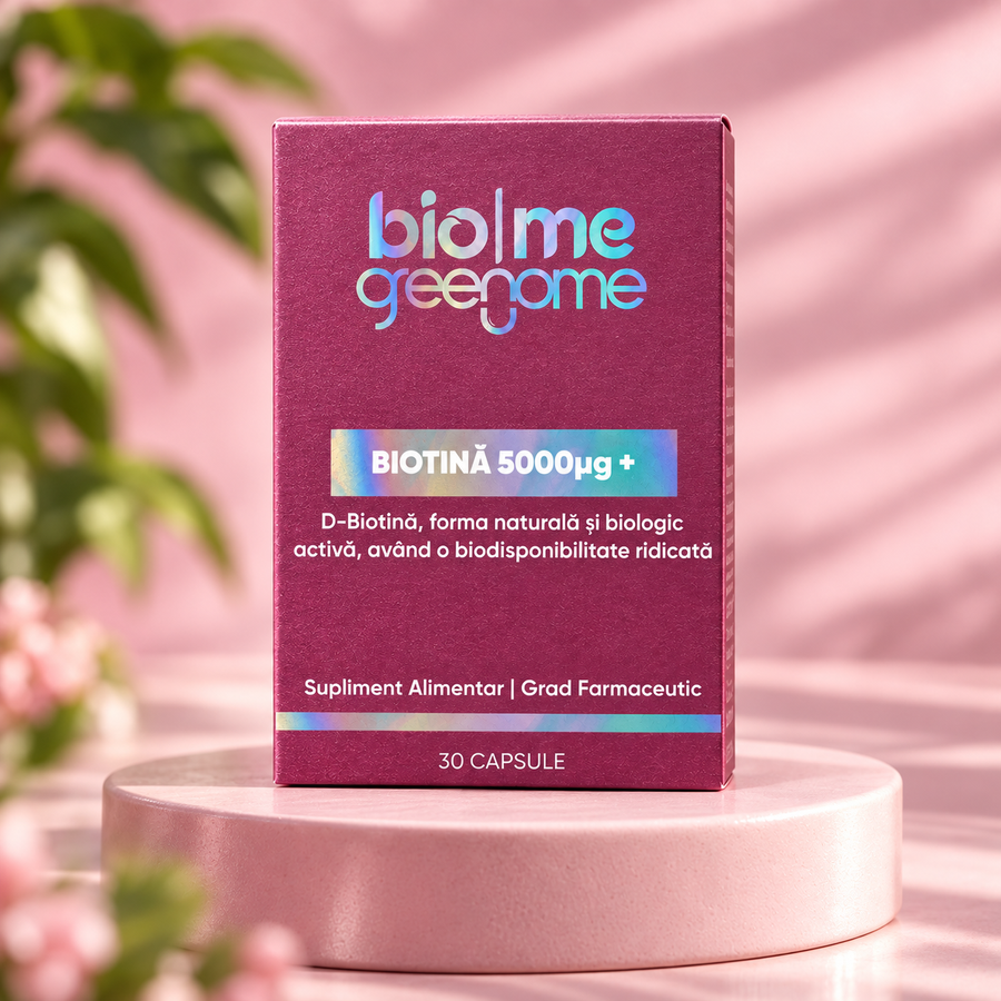 Biotina (D-Biotina) 5mg+, 30 capsule