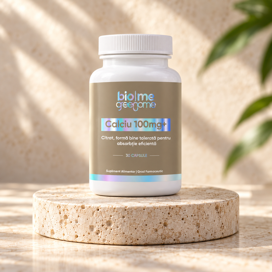 Calciu (citrat) 100mg+, 30 capsule