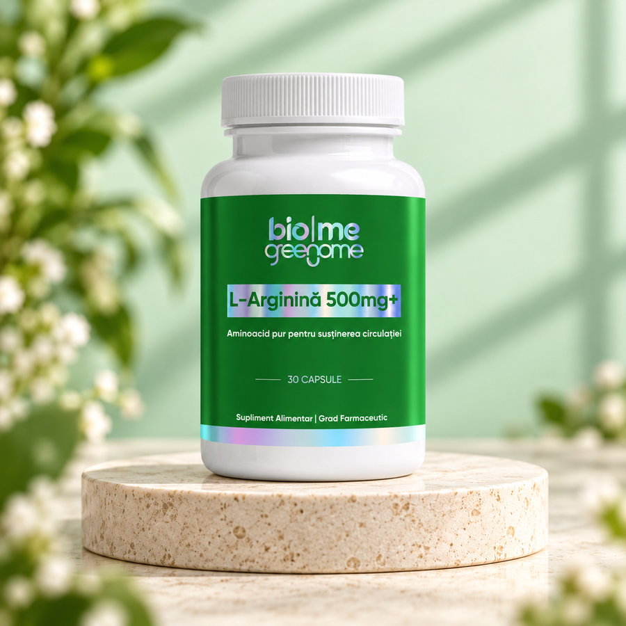 L-Arginină 500mg+, 30 capsule