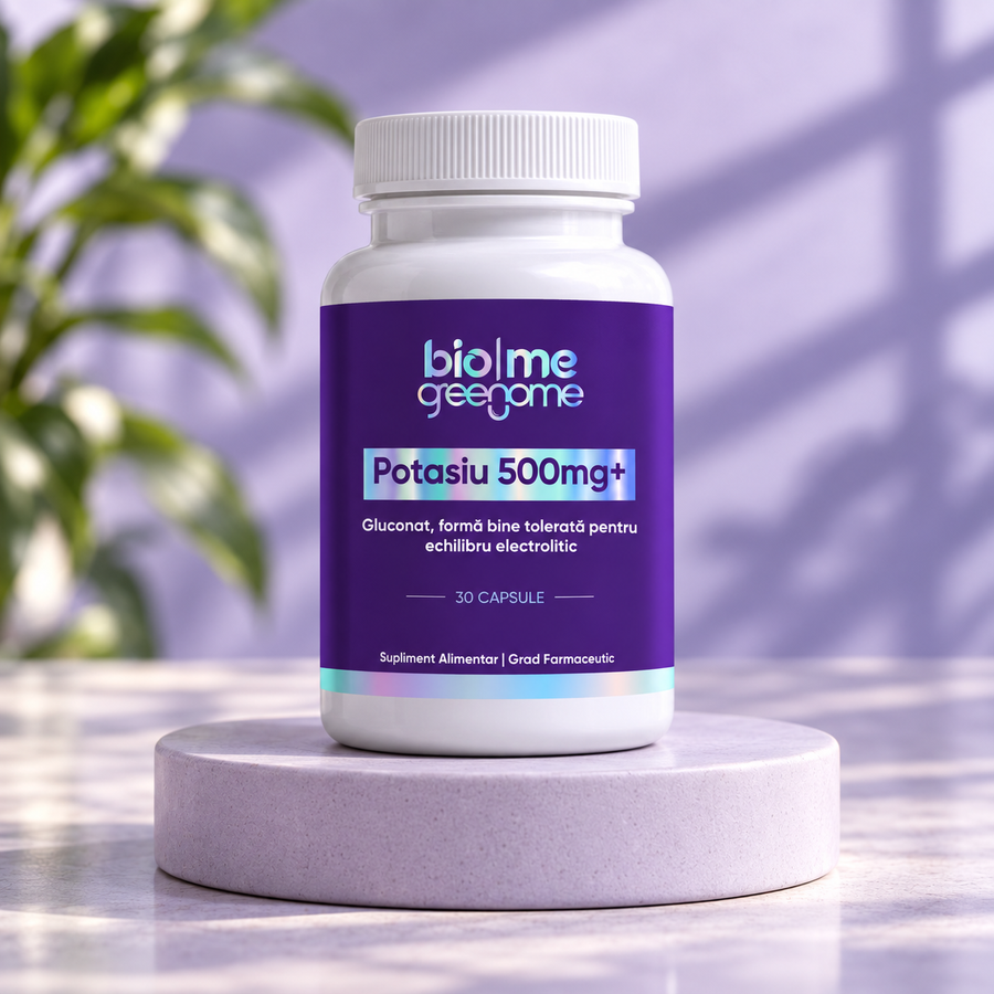 Potasiu (gluconat) 500mg+, 30 capsule