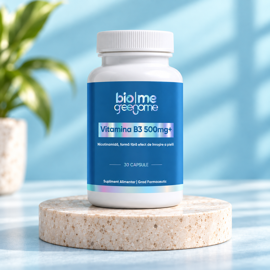 Vitamina B3 (nicotinamidă) 500mg+, 30 capsule