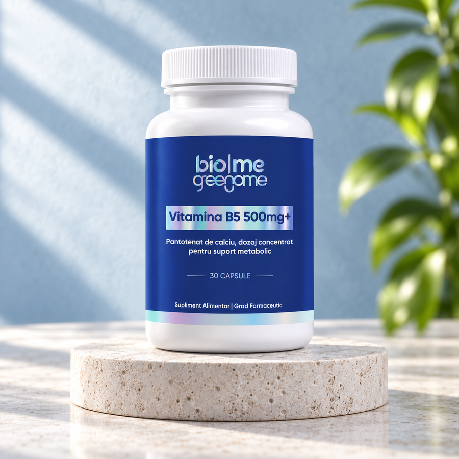 Vitamina B5 (pantotenat de calciu) 500mg+, 30 capsule