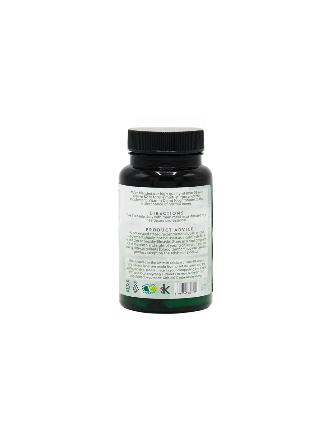 Vitamina D3 Plus (cu K2) - 60 capsule